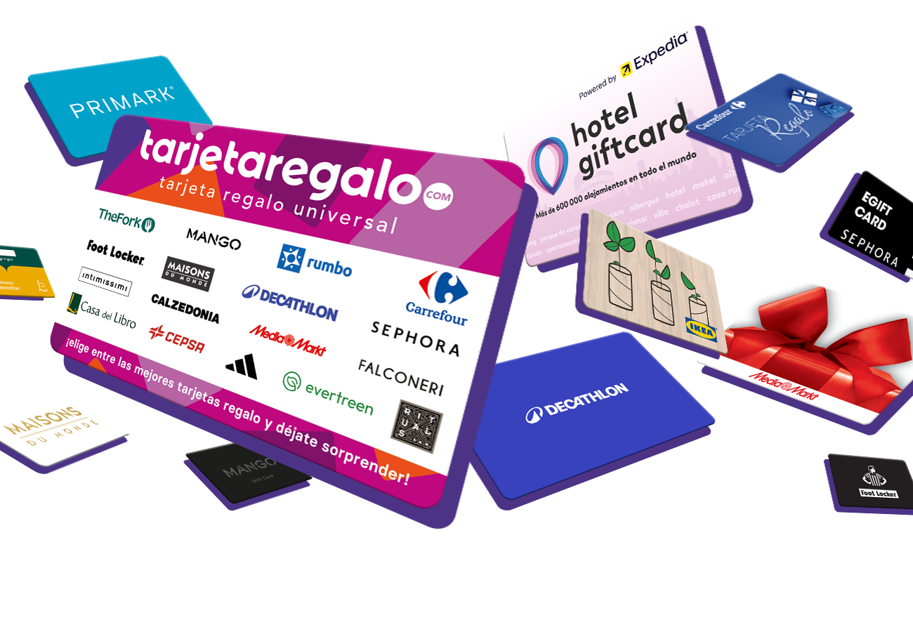 Compra tarjetas regalo favoritas en Tarjetaregalo.com
