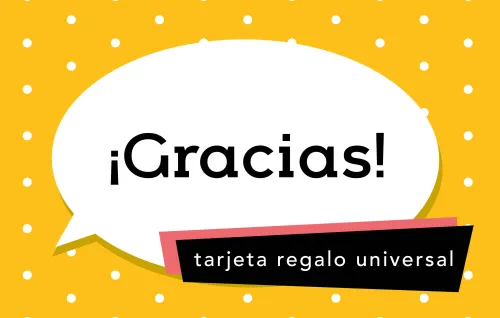 Gracias Tarjeta Regalo Universal
