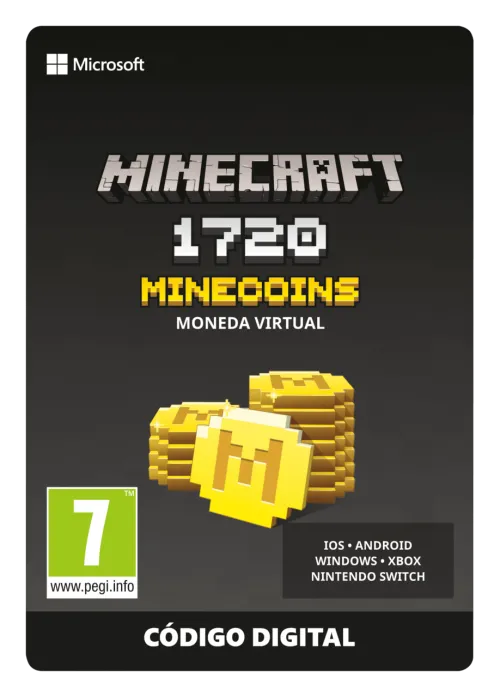 Tarjeta regalo Minecraft Minecoins 1720