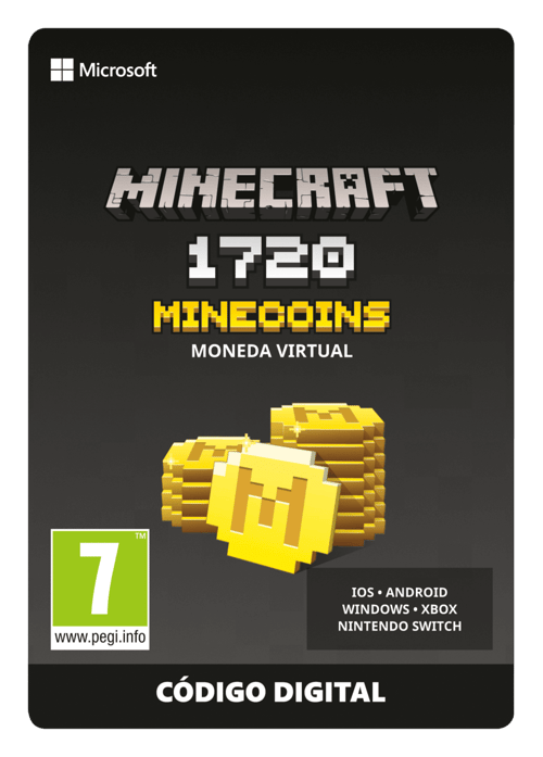 Tarjeta regalo Minecraft Minecoins 1720