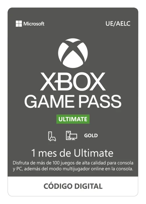 Tarjeta regalo Xbox Game Pass Ultimate 1M