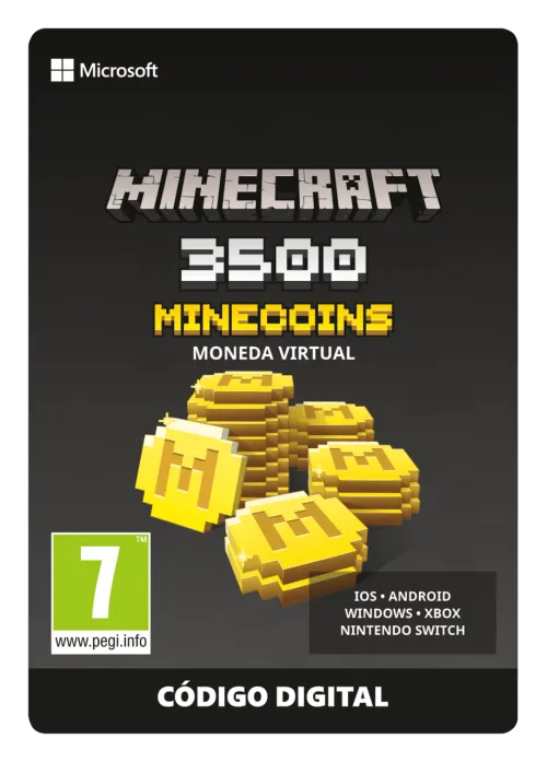 Tarjeta regalo Minecraft Minecoins 3500