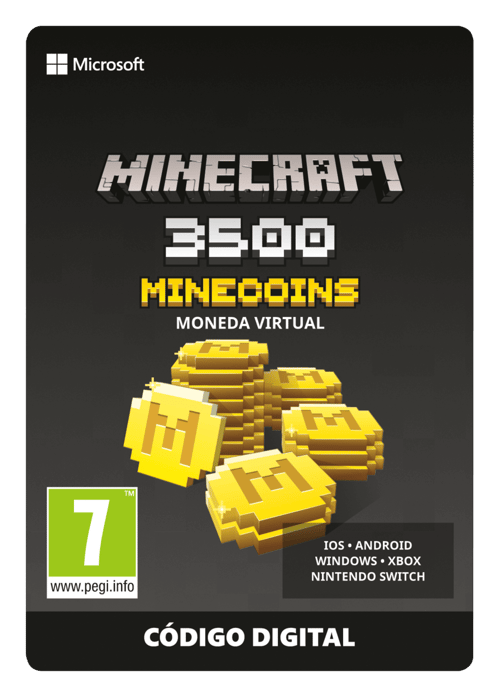 Tarjeta regalo Minecraft Minecoins 3500