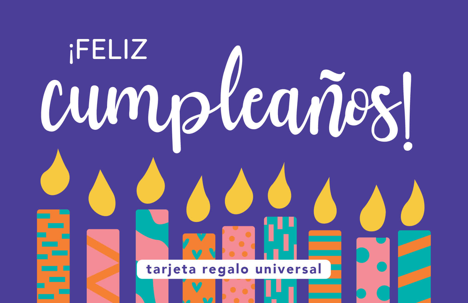 Tarjeta regalo Feliz Cumpleaños
