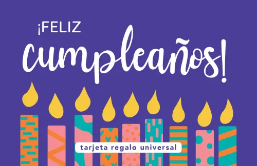 Tarjeta regalo Feliz Cumpleaños