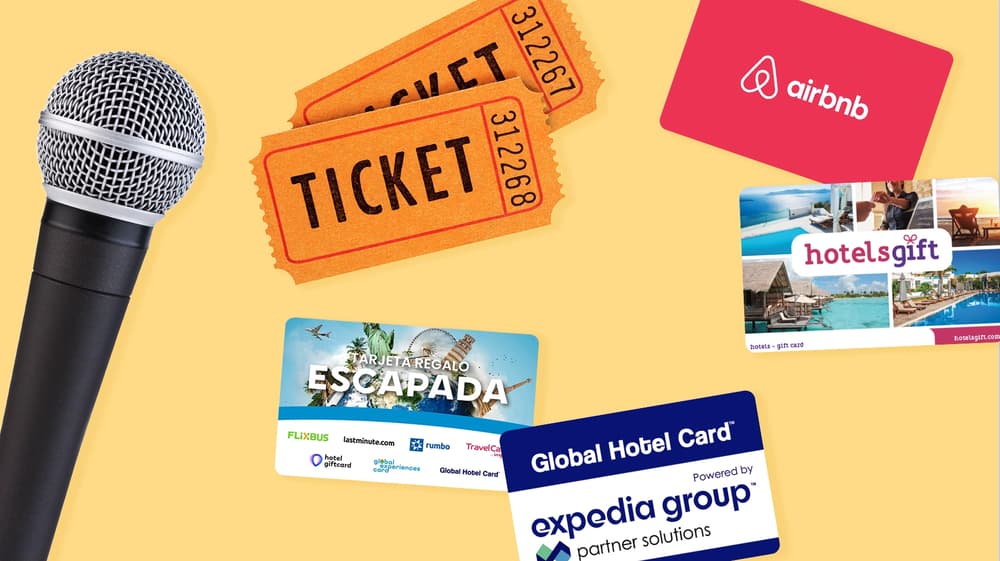Las mejores tarjetas regalo para escapadas de fin de semana