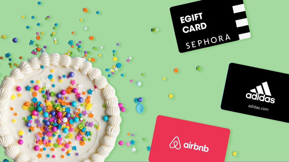Las mejores tarjetas regalo de cumpleaños para cada edad