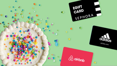 Las mejores tarjetas regalo de cumpleaños para cada edad